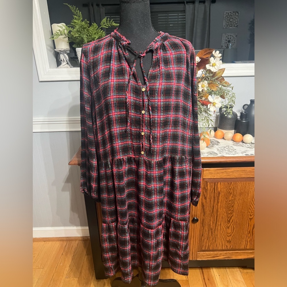 Loft Women’s Holiday Dress EUC